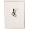 Image 1 : #157-NATURAL EMERALD & BLACK SPINEL PENDANT