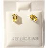 Image 1 : #97-NATURAL  YELLOW CITRINE  STUD EARRINGS