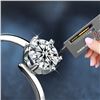 Image 3 : 1 CT GRA CERTIFIED ROUND BRILLLIANT MOISSANITE 925S