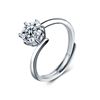 Image 4 : 1 CT GRA CERTIFIED ROUND BRILLLIANT MOISSANITE 925S