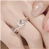 Image 3 : 1 CT GRA CERTIFIED ROUND BRILLLIANT MOISSANITE 925S