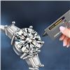 Image 3 : 1 CT GRA CERTIFIED ROUND BRILLIANT MOISSANITE
