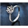 Image 3 : 2 CT GRA CERTIFIED ROUND BRILLLIANT MOISSANITE 925S