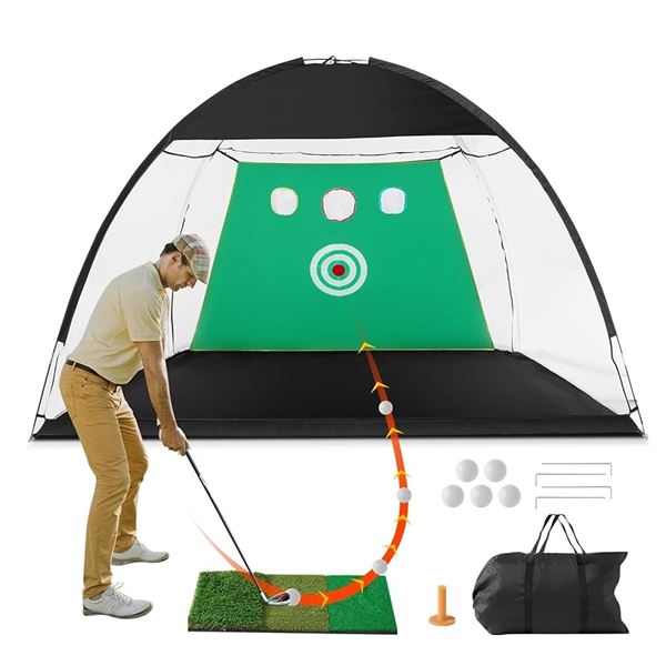 NEW VEVOR GOLF NET 10X7FT GOLF PRACTICE NET SET