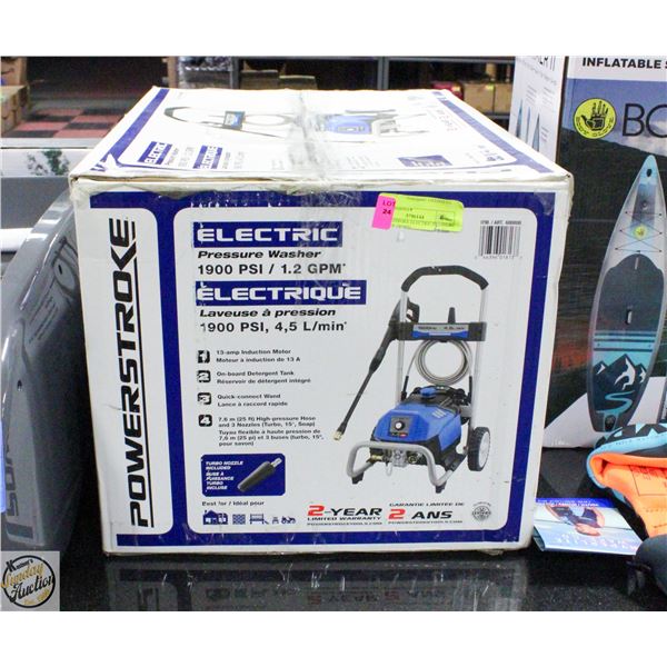 POWERSTROKE ELECTRIC PRESSURE WASHER 1900PSI