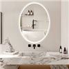 Image 1 : BRAND NEW STARBIVO OVAL 20" X 28" LED MIRROR