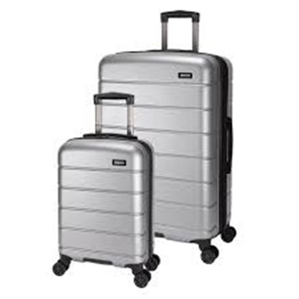 BRAND NEW ROOTS 2PC TERRITORY LUGGAGE SET GREY