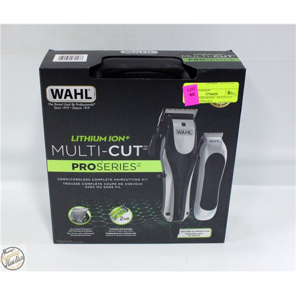 WAHL LITHIUM ION+ MULTI-CUT HAIRCUTTING KIT