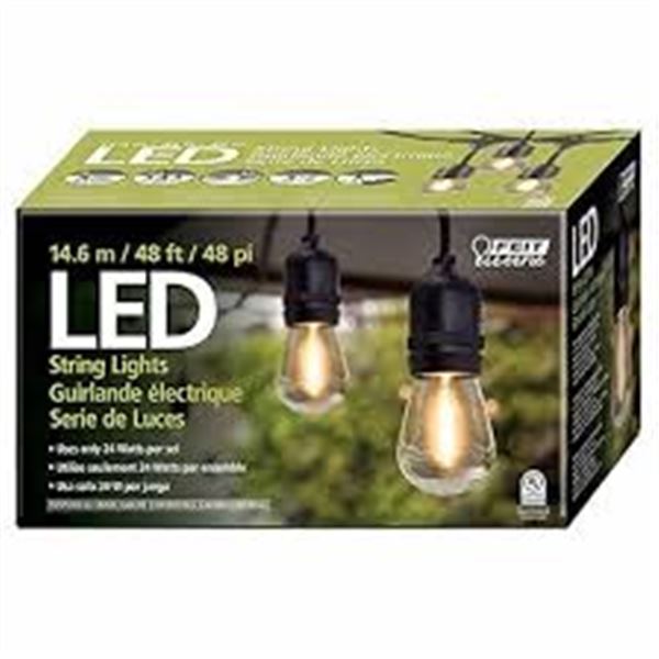 NEW W BOX LED STRING LIGHTS 48FT