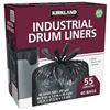 Image 1 : NEW 60 BAGS 208L KIRKLAND INDUSTRIAL DRUM LINERS