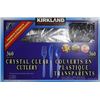 Image 1 : NEW 360 PIECES KIRKLAND SIGNATURE CLEAR CUTLERY