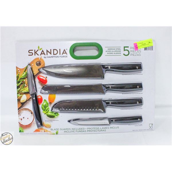 SKANDIA 5PC GERMAN STEEL KNIVES