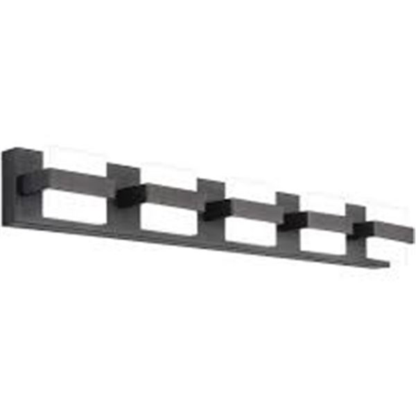 NEW WITH BOX SOLFART 5-LIGHT BLACK VANITY LIGHT