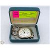 Image 1 : ESTATE POCKET WATCH WITH CHAIN IN BOX-ESTATE