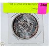 Image 1 : 1998 1 OZ SILVER MAPLE COIN