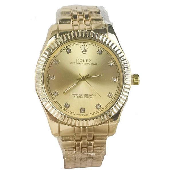 NEW REPLICA R0LEX "OYSTER PERPETUAL" QUARTZ WATCH