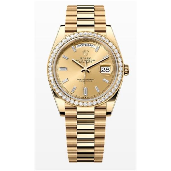 AUTOMATIC MOVT REPLICA NEW R0LEX DAY-DATE 40