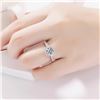 Image 4 : 1 CT GRA CERTIFIED ROUND BRILLIANT MOISSANITE 925S