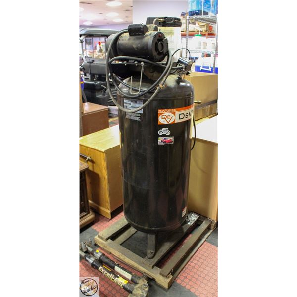 DEVAIR STATIONARY 60 GAL AIR COMPRESSOR 240 VOLT