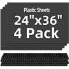 Image 1 : NEW VAIIGO PLASTIC SHEETS 24 X 36" 4PK POSTER-