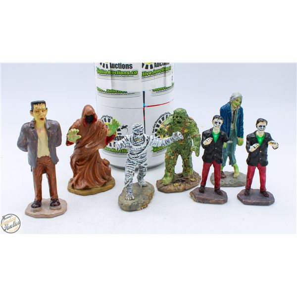 LEMAX SPOOKY TOWN LOT OF 6 EVIL BEINGGS