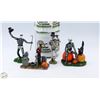 Image 1 : LEMAX SPOOKY TOWN LOT OF 4 SKELETONS
