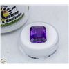 Image 1 : 32.05 CTS PURPLE AMETHYST GEMSTONE, NO COA
