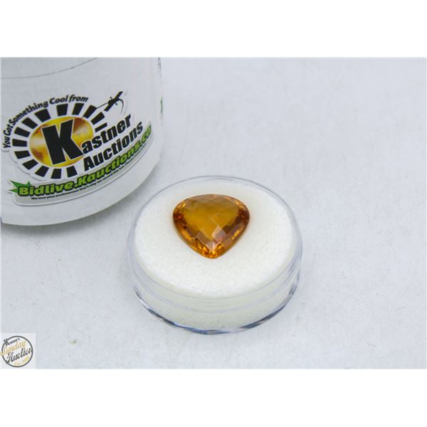 22.95 CTS YELLOW CITRINE LOOSE GEMSTONE, NO COA