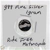 Image 1 : #3482- CANADIAN .999 FINE SILVER 1 GRAM TOKEN