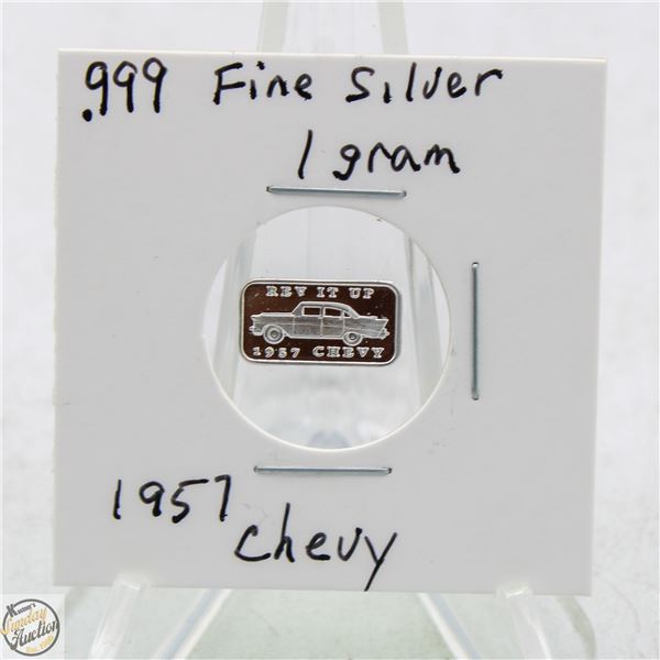 #3481- CANADIAN .999 FINE SILVER 1 GRAM TOKEN