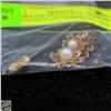Image 3 : 14K YELLOW GOLD OPAL EARRINGS W/ MATCHING PENDANT