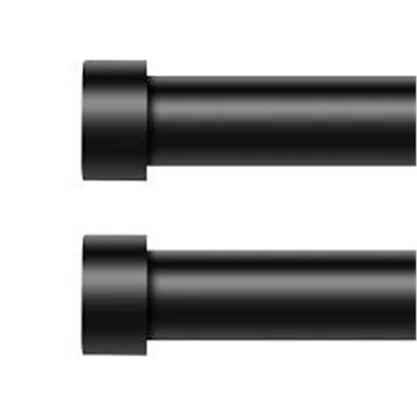 NEW UMBRA 2PK BLACK CURTAIN RODS
