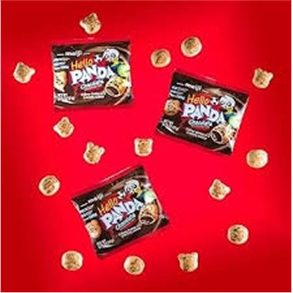 NEW 27 X 21G HELLO PANDA CHOCOLATE CRUNCHY COOKIE