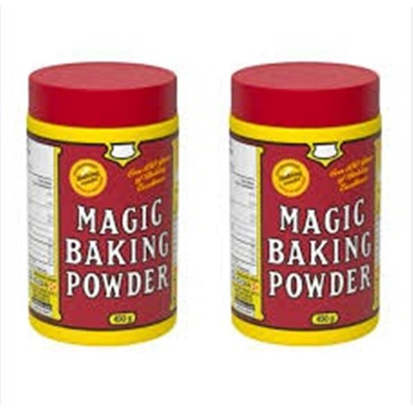 NEW 2 X 450G MAGIC BAKING POWDER