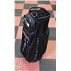 Image 1 : GRIT GOLF TOWER CART BAG BLACK + WHITE IN COLOUR