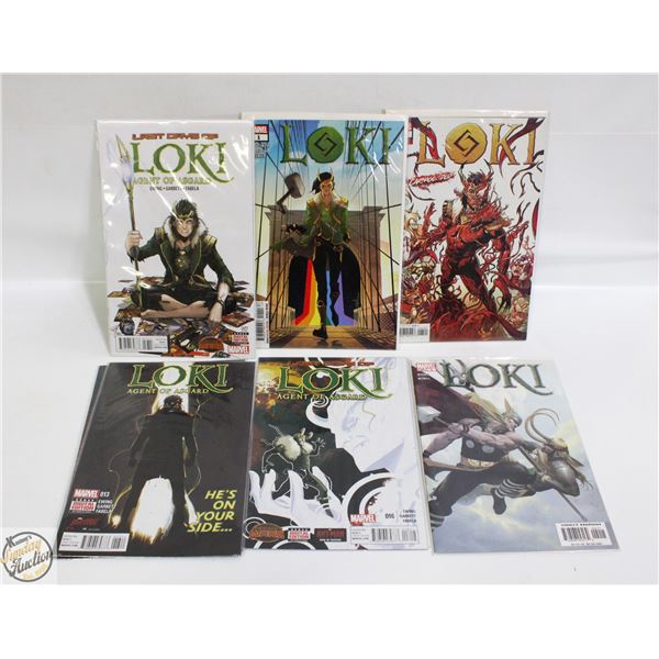 MARVEL LOKI (6) COMICS