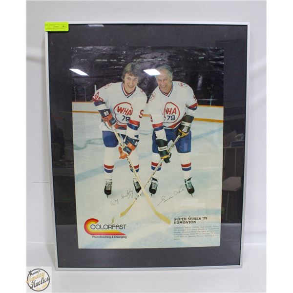 GRETZKY HOWE SUPER SERIES 79' EDMONTON 20"X22"