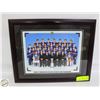 Image 1 : OILERS CUP CHAMPIONS 1986-87 FRAMED 12" X 15"