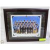 Image 1 : OILERS CUP CHAMPIONS 1983-84 FRAMED 12" X 15"