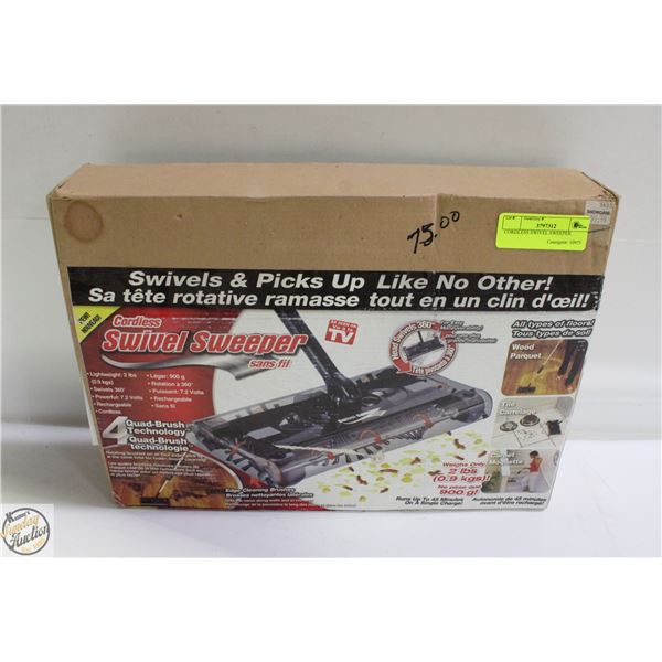 CORDLESS SWIVEL SWEEPER