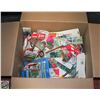 Image 1 : BOX OF NEW OLD STOCK TOYS, SCHOOL SUPPLIES