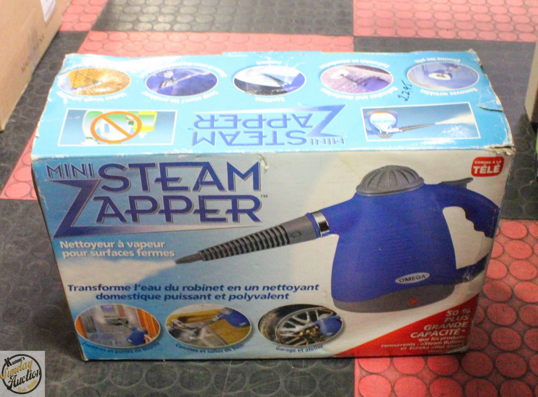 Stock Zapper NEW OLD STOCK MINI STEAM ZAPPER - Test Site