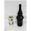 Image 1 : VINTAGE LIMA PERU BLACK GLASS RANUZZZI STATUE BOTT