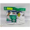 Image 1 : ANKLE SOCKS WHITE 6-12 SIZE 6-PACK FRUIT OF THE