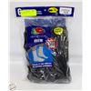 Image 1 : BLACK CREW SOCKS 12-16 SIZE FRUIT OF LOOM