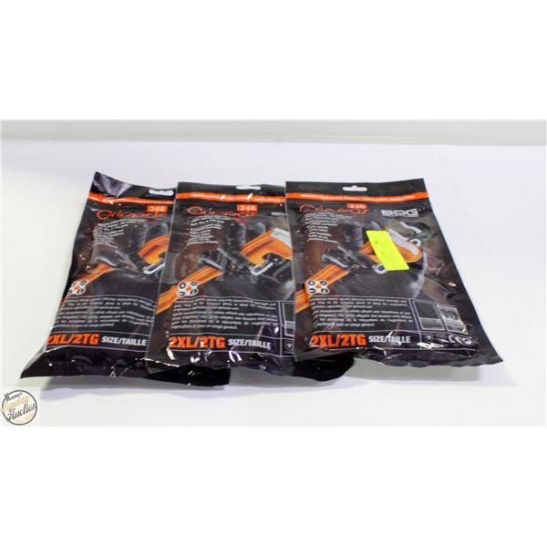 3X10PKS GLOVES BDG GRIPPAZ NITRILE MECHANIC