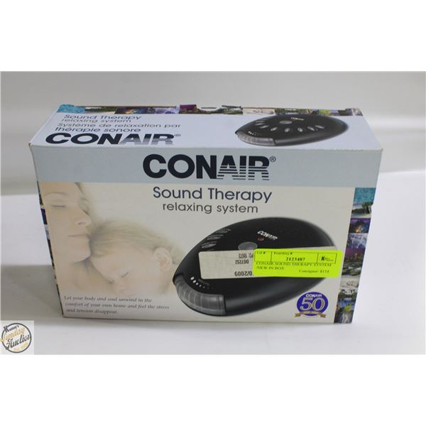 CONAIR SOUND THERAPY SYSTEM /NEW IN BOX