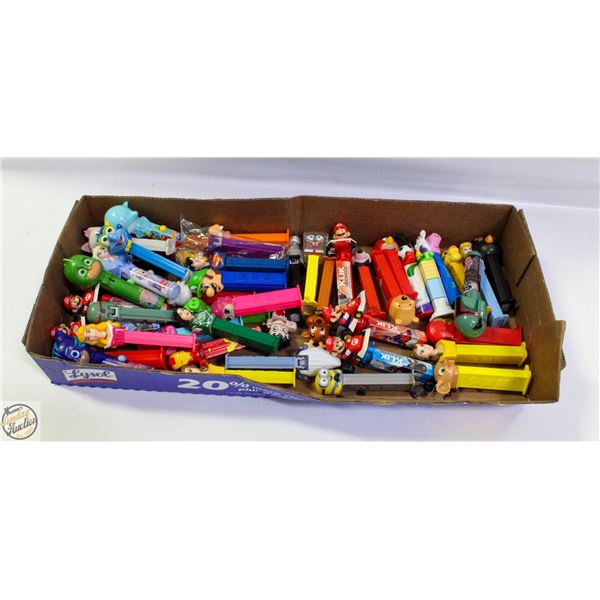 LARGE COLLECTION OF PEZ DISPENSERS