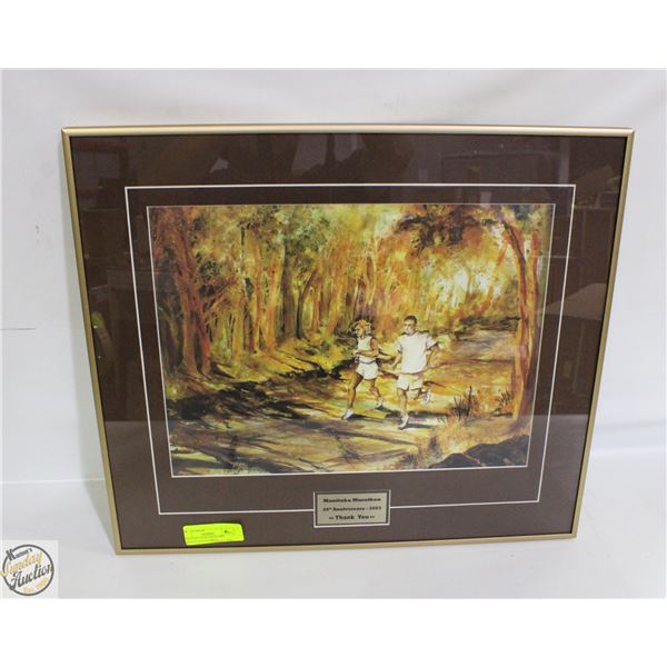 MANITOBA MARATHON 2008 LIMITED EDITION PRINT