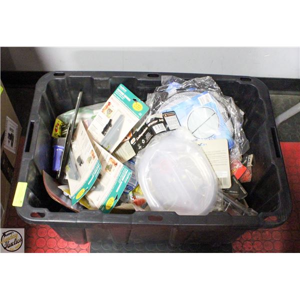 BOX OF NEW OLD STOCK SMALLS INCLUDES FLASHLIGHTS
